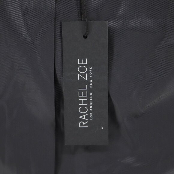 NWT RACHEL ZOE Tweed Double-Breasted Windowpane Blazer Pearl Buttons Size M - Picture 8 of 9